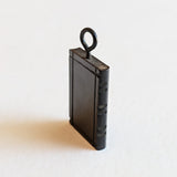 Victorian Whitby Jet Book Pendant
