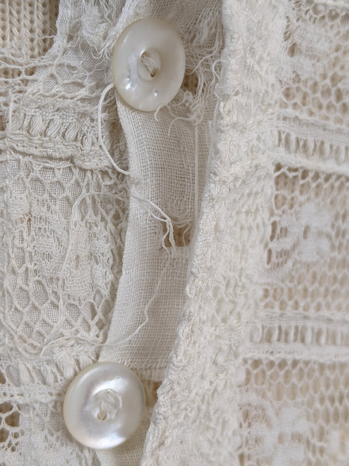 1900s Lingerie Dress | 23" Waist