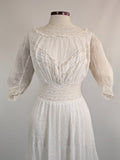 1900s Lingerie Dress | 23" Waist