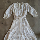 1900s Lingerie Dress | 23" Waist