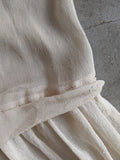 1920s Silk Chiffon Dress | Sz L