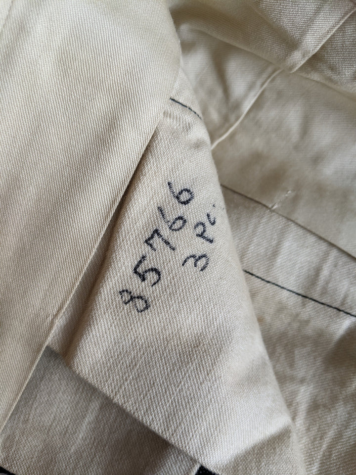 1920s-1930s Striped Wool Trousers | 39" Waist