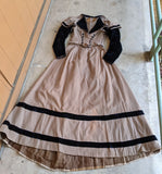 1890s Dusty Rose Dress