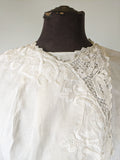 1900s-1910 White Linen Blouse