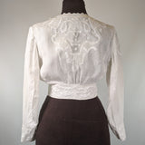 1900s-1910 White Linen Blouse