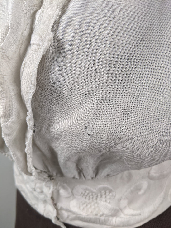 1900s-1910 White Linen Blouse