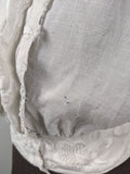 1900s-1910 White Linen Blouse