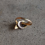 Turn of the Century 14k Diamond Snake Ring