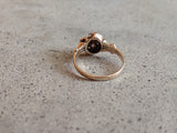Turn of the Century 14k Diamond Opal Moon Ring
