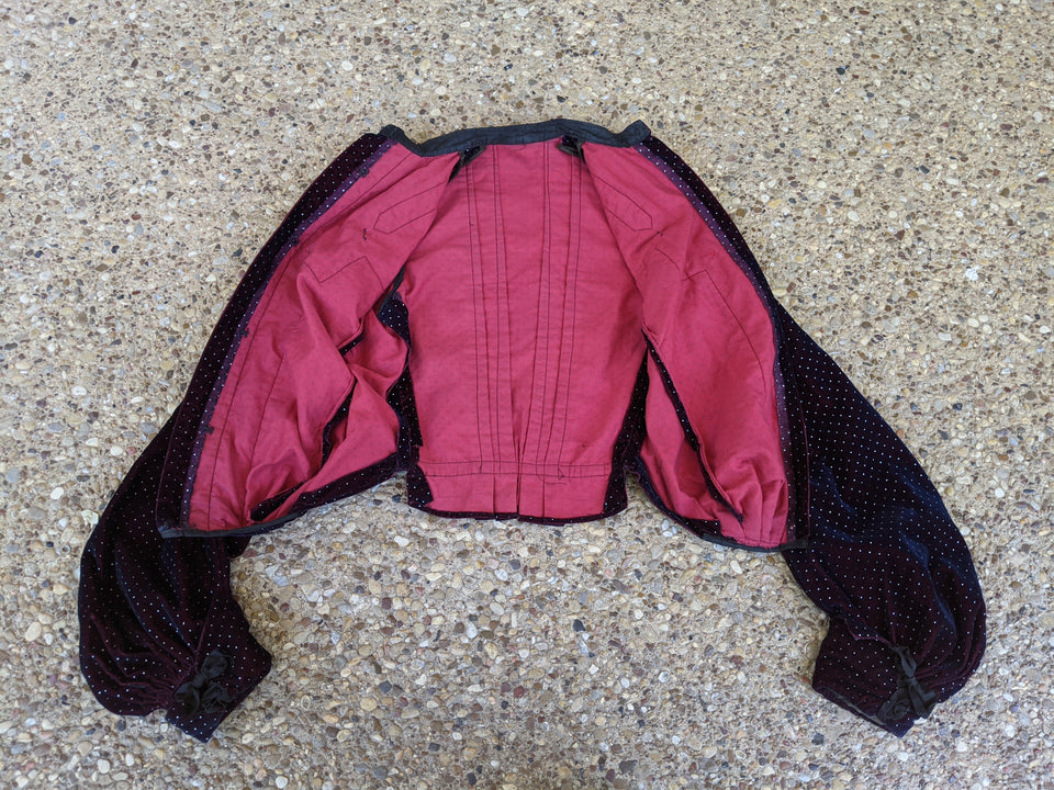 1902-1903 Velveteen Bodice