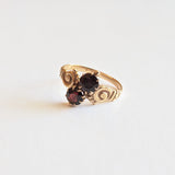 1890s-1900s 14k Gold Garnet Ring