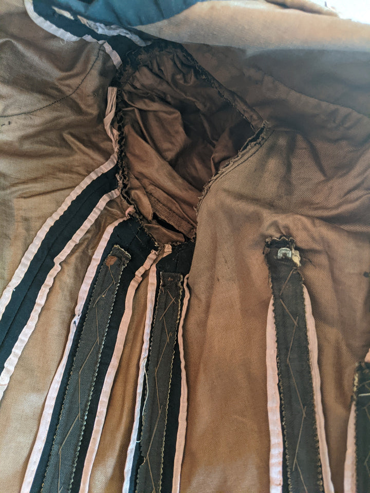 1890s Black Bodice + Skirt/Petticoat Ensemble