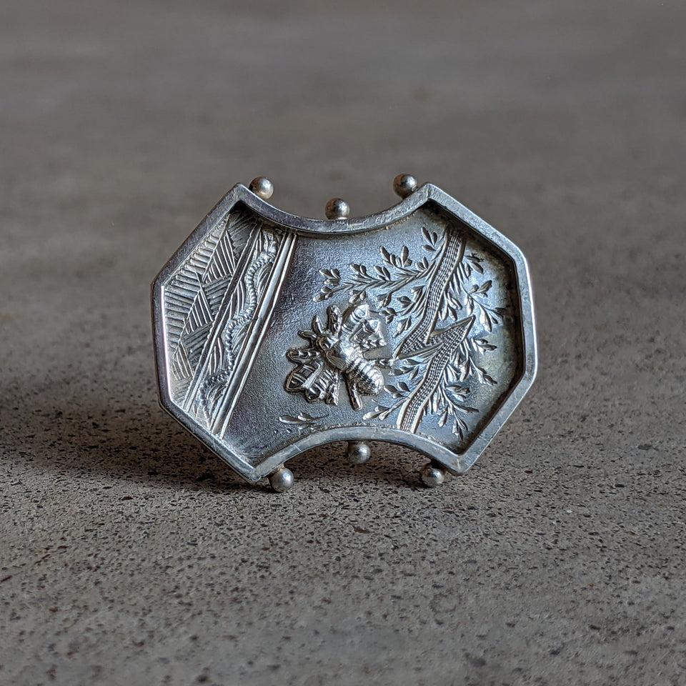 1880s Aesthetic Movement Bee Brooch