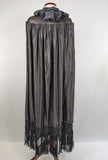 1910s-1920s Black Silk Cape