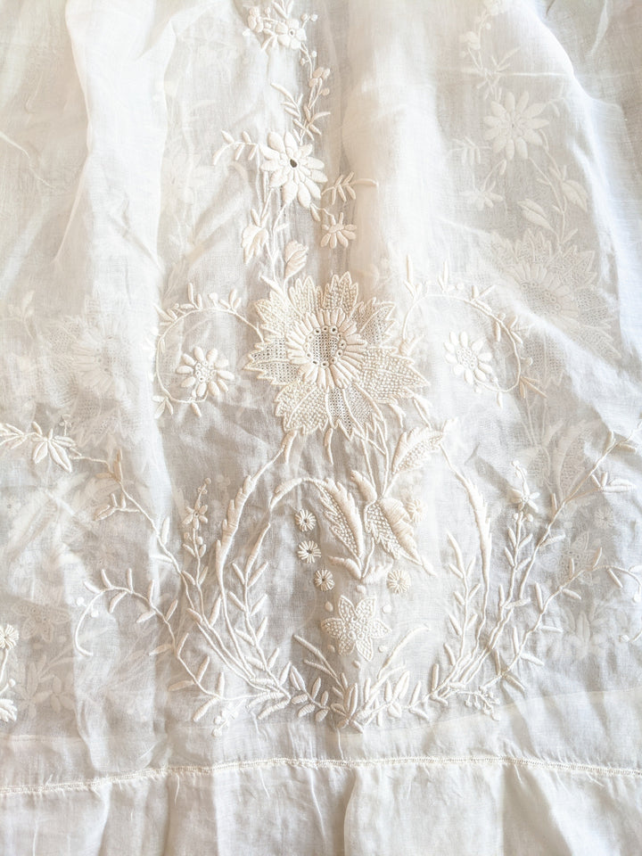 1910s Embroidered Lawn Dress