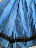 1880s Blue Wrapper Dress | Study or Display