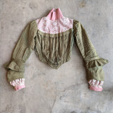 1900s Green + Pink Bodice | Study + Display