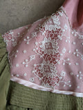1900s Green + Pink Bodice | Study + Display