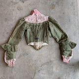 1900s Green + Pink Bodice | Study + Display