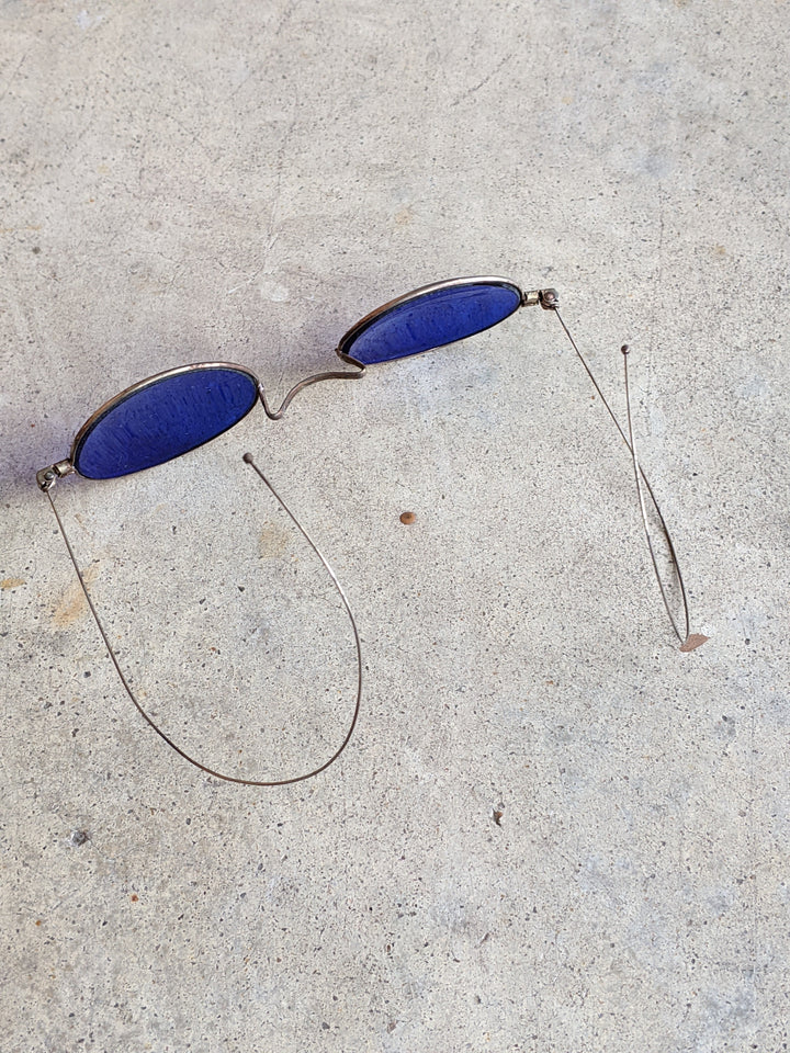 Cobalt Blue 1890s-1900s Tinted Glasses #2