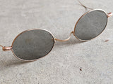 1890s-1900s Tinted Glasses | Gold Tone Frames