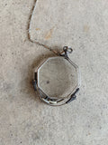 1920s White Gold Filled Lorgnette + Long Chain