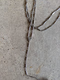 1920s White Gold Filled Lorgnette + Long Chain