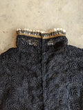 1910s Black Lace Blouse