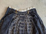 1910s Black Lace Blouse