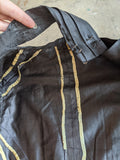 1890s Black Silk Bodice