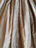 1860s Earth Tones Silk Gown