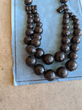 19th C. Faux Jet Necklace | Deadstock