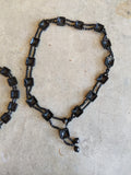 Art Deco French Jet Necklace Set | 2 Pc