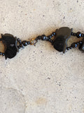Art Deco French Jet Necklace Set | 2 Pc