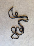 1920s French Jet Long Guard Chain