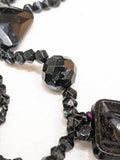 Art Deco French Jet Necklace Set | 2 Pc