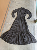 1900s - 1910s Black Lingerie Dress