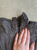 1900s - 1910s Black Lingerie Dress