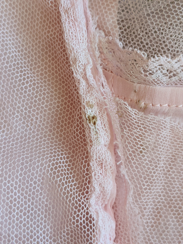 1910s Pink Cotton Dress