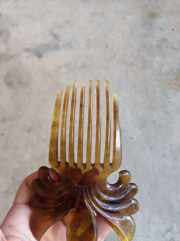 Early Vintage Faux Tortoise Shell Hair Comb
