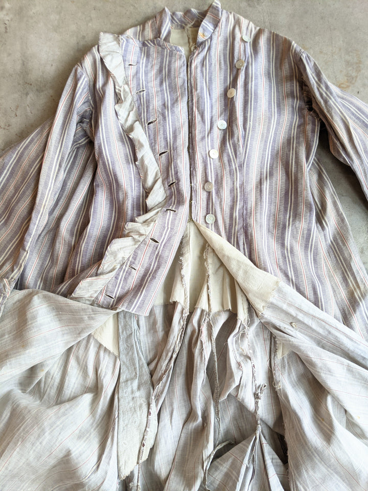 1880s Cotton Dress + Skirt