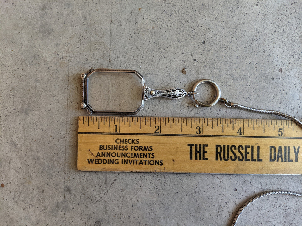 1900s-1910s Sterling Silver Lorgnette