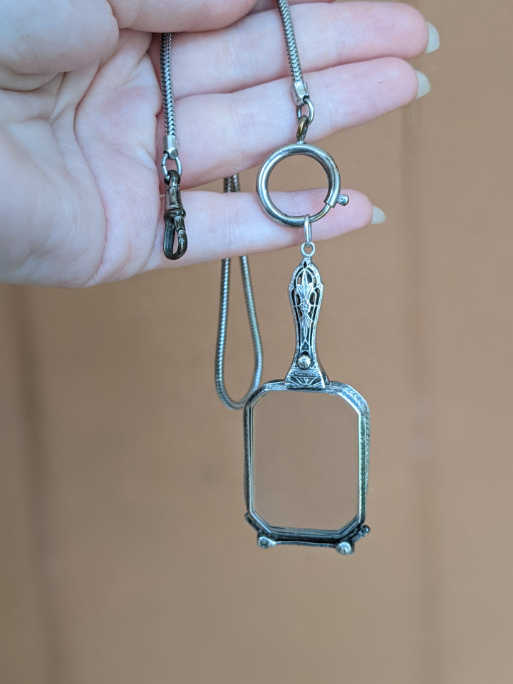 1900s-1910s Sterling Silver Lorgnette