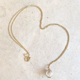 Early 20th c. Pools of Light Locket + Chain