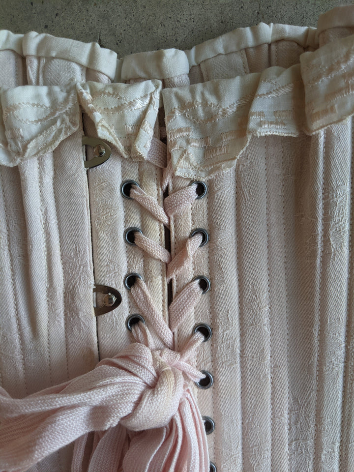Late 1910s Pink Deadstock Gossard Corset | Sz 21