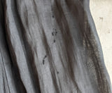 1900s Black Cotton Wrapper Dress