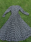 C. 1899 to Early 1900s Cotton Wrapper Dress