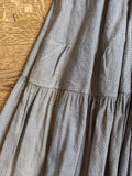 1900s Black + White Cotton Dress