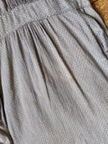 1900s Black + White Cotton Dress