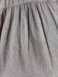 1900s Black + White Cotton Dress
